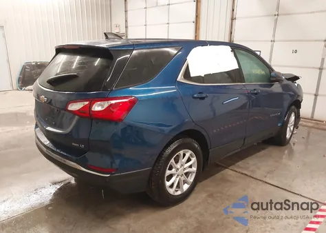 2020 Chevrolet Equinox Awd Lt 1.5L Turbo из США, поврежденный, VIN 3GNAXUEV7LL187943